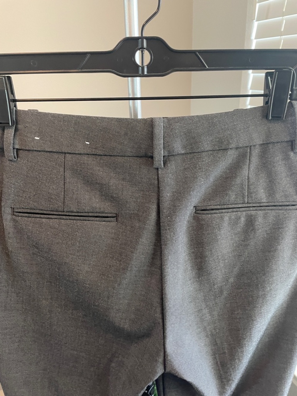 Ann Taylor Gray Straight-Leg Dress Pants - Picture 5 of 6
